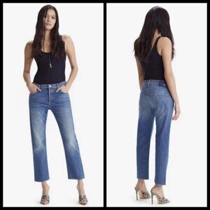 💕MOTHER SUPERIOR💕 Scrapper Ankle Jeans ~ Cowboys Don't Cry High Rise 31 NWT